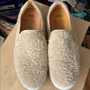 Ugg Furry Slip On Sneakers